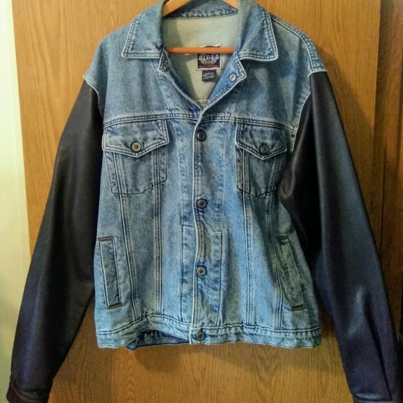 Harley-Davidson Other - Vintage Harley Davidson Jean and Leather Jacket L